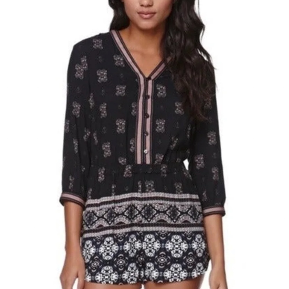 Kendal and Kylie - Boho Long Sleeve Romper